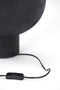 Light & Living Tafellamp Barumi - Mangohout - 55cm - Mat Zwart - excl. kap