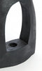 Light & Living Tafellamp Carini - Mangohout - 35cm - Mat Zwart