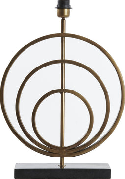 Light & Living Tafellamp Cassel - 50cm - Antiek Brons - excl. kap