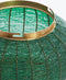 Light & Living Tafellamp Cetara - Kralen - 33cm - Donkergroen/Brons