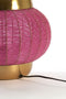 Light & Living Tafellamp Cetara - Kralen - 33cm - Roze/Brons