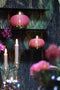 Light & Living Tafellamp Cetara - Kralen - 33cm - Roze/Brons