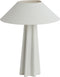 Light & Living Tafellamp Cukai - 49cm - Mat Wit