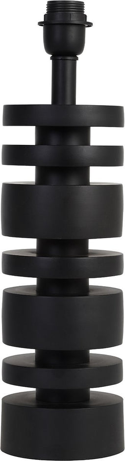 Light & Living Tafellamp Desley - 40cm - Mat Zwart - excl. kap