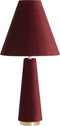 Light & Living Tafellamp Devia - Velvet - Bordeaux