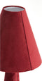 Light & Living Tafellamp Devia - Velvet - Bordeaux