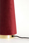 Light & Living Tafellamp Devia - Velvet - Bordeaux