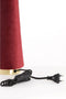 Light & Living Tafellamp Devia - Velvet - Bordeaux