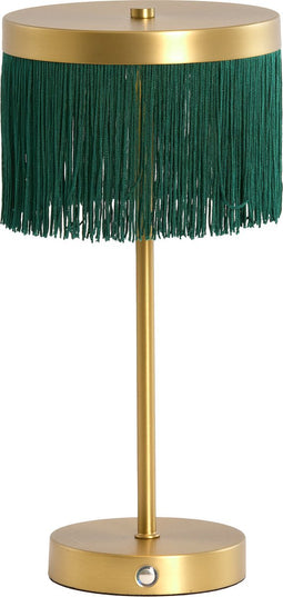 Light & Living Tafellamp Diny - LED - Antiek Brons/Donkergroen