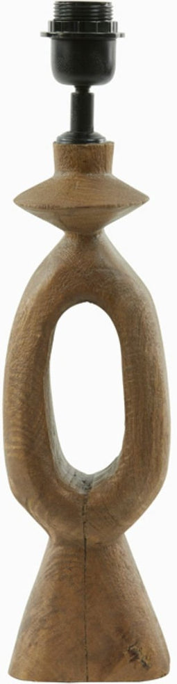 Light & Living Tafellamp Django - Hout - 11x9x45cm - Woonkamer - Slaapkamer