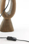 Light & Living Tafellamp Django - Hout - 11x9x45cm - Woonkamer - Slaapkamer