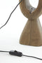 Light & Living Tafellamp Django - Mangohout - 58cm - Bruin - excl. kap