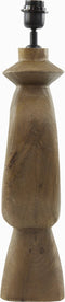 Light & Living Tafellamp Django - Mangohout - 58cm - Bruin - excl. kap