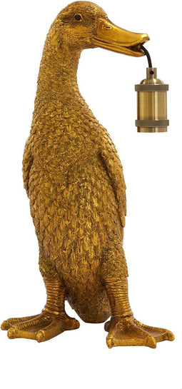 Light & Living Tafellamp Duck - Brons - 23.5x23x48.5cm - Modern - Kerst cadeau - Kerst cadeautjes - Cadeau vrouw - Cadeau man - Cadeau voor haar - Cadeau voor hem - Kerstcadeau - Kerst kado - Kado man - Kado vrouw