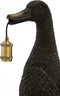 Light & Living Tafellamp Duck - Zwart - 32x31x65cm - Modern - Kerst cadeau - Kerst cadeautjes - Cadeau vrouw - Cadeau man - Cadeau voor haar - Cadeau voor hem - Kerstcadeau - Kerst kado - Kado man - Kado vrouw