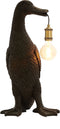 Light & Living Tafellamp Duck - Zwart - 32x31x65cm - Modern - Kerst cadeau - Kerst cadeautjes - Cadeau vrouw - Cadeau man - Cadeau voor haar - Cadeau voor hem - Kerstcadeau - Kerst kado - Kado man - Kado vrouw