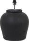 Light & Living Tafellamp Etna - Keramiek - 50cm - Mat Zwart - excl. kap