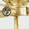 Light & Living Tafellamp Feather - Goud/Wit - Ø65cm - Modern - Kerst cadeau - Kerst cadeautjes - Cadeau vrouw - Cadeau man - Cadeau voor haar - Cadeau voor hem - Kerstcadeau - Kerst kado - Kado man - Kado vrouw