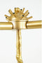 Light & Living Tafellamp Feather - Goud/Wit - Ø65cm - Modern - Kerst cadeau - Kerst cadeautjes - Cadeau vrouw - Cadeau man - Cadeau voor haar - Cadeau voor hem - Kerstcadeau - Kerst kado - Kado man - Kado vrouw