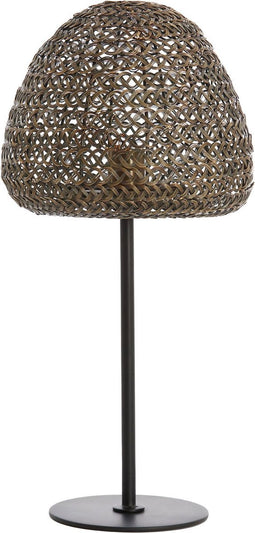 Light & Living Tafellamp Finou - Antiek Brons/Zwart - Ø28cm - Modern - Kerst cadeau - Kerst cadeautjes - Cadeau vrouw - Cadeau man - Cadeau voor haar - Cadeau voor hem - Kerstcadeau - Kerst kado - Kado man - Kado vrouw