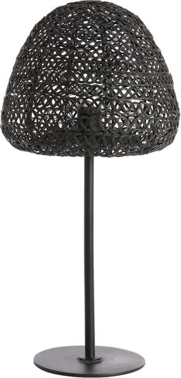 Light & Living Tafellamp Finou - Zwart - Ø28cm - Modern