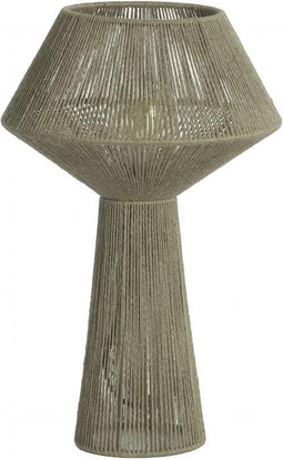 Light & Living Tafellamp Fugia - Jute - 47cm - Lichtgroen