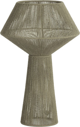 Light & Living Tafellamp Fugia - Jute - 57cm - Lichtgroen