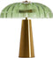 Light & Living Tafellamp Fungo - Groen/Goud - Ø40cm - 2L - Modern - Kerst cadeau - Kerst cadeautjes - Cadeau vrouw - Cadeau man - Cadeau voor haar - Cadeau voor hem - Kerstcadeau - Kerst kado - Kado man - Kado vrouw