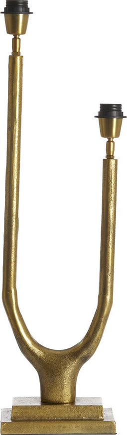 Light & Living Tafellamp Gavi - 2-Lamps - Antiek Brons - excl. kap