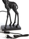 Light & Living Tafellamp Giraffe - 61cm - Zwart/Crème