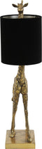 Light & Living Tafellamp Giraffe - Goud/Zwart - 26x16x61cm - Modern - Kerst cadeau - Kerst cadeautjes - Cadeau vrouw - Cadeau man - Cadeau voor haar - Cadeau voor hem - Kerstcadeau - Kerst kado - Kado man - Kado vrouw