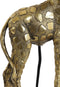 Light & Living Tafellamp Giraffe - Goud/Zwart - 26x16x61cm - Modern - Kerst cadeau - Kerst cadeautjes - Cadeau vrouw - Cadeau man - Cadeau voor haar - Cadeau voor hem - Kerstcadeau - Kerst kado - Kado man - Kado vrouw
