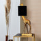 Light & Living Tafellamp Giraffe - Goud/Zwart - 26x16x61cm - Modern - Kerst cadeau - Kerst cadeautjes - Cadeau vrouw - Cadeau man - Cadeau voor haar - Cadeau voor hem - Kerstcadeau - Kerst kado - Kado man - Kado vrouw