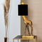 Light & Living Tafellamp Giraffe - Goud/Zwart - 26x16x61cm - Modern - Kerst cadeau - Kerst cadeautjes - Cadeau vrouw - Cadeau man - Cadeau voor haar - Cadeau voor hem - Kerstcadeau - Kerst kado - Kado man - Kado vrouw