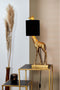 Light & Living Tafellamp Giraffe - Goud/Zwart - 26x16x61cm - Modern - Kerst cadeau - Kerst cadeautjes - Cadeau vrouw - Cadeau man - Cadeau voor haar - Cadeau voor hem - Kerstcadeau - Kerst kado - Kado man - Kado vrouw