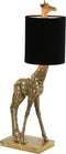 Light & Living Tafellamp Giraffe - Goud/Zwart - 26x16x61cm - Modern - Kerst cadeau - Kerst cadeautjes - Cadeau vrouw - Cadeau man - Cadeau voor haar - Cadeau voor hem - Kerstcadeau - Kerst kado - Kado man - Kado vrouw