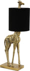 Light & Living Tafellamp Giraffe - Goud/Zwart - 26x16x61cm - Modern - Kerst cadeau - Kerst cadeautjes - Cadeau vrouw - Cadeau man - Cadeau voor haar - Cadeau voor hem - Kerstcadeau - Kerst kado - Kado man - Kado vrouw