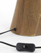 Light & Living Tafellamp Gregor - Bruin - Ø17cm - Woonkamer - Slaapkamer