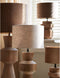 Light & Living Tafellamp Gregor - Bruin - Ø17cm - Woonkamer - Slaapkamer