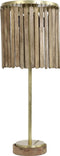 Light & Living Tafellamp Gularo - Hout - Ø30cm - Botanisch - Sinterklaas cadeau - Sinterklaas cadeautjes - Cadeau vrouw - Cadeau man - Cadeau voor haar - Cadeau voor hem - Sint cadeau - Sint kado - Kado man - Kado vrouw
