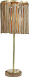 Light & Living Tafellamp Gularo - Hout - Ø30cm - Botanisch - Sinterklaas cadeau - Sinterklaas cadeautjes - Cadeau vrouw - Cadeau man - Cadeau voor haar - Cadeau voor hem - Sint cadeau - Sint kado - Kado man - Kado vrouw