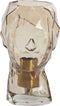 Light & Living Tafellamp Head - Glas - Ø20cm - Bruin
