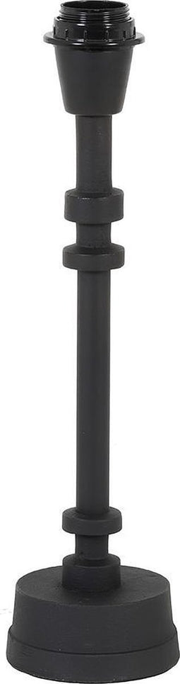 Light & Living Tafellamp Howell - 38cm hoog - Mat Zwart - excl. kap