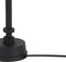 Light & Living Tafellamp Howell - 38cm hoog - Mat Zwart - excl. kap
