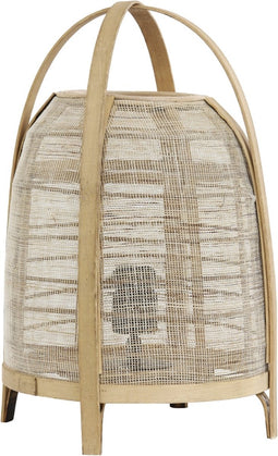 Light & Living Tafellamp Jacinto - Bamboe/Linnen - Naturel - 27x42x27 cm (BxHxD) - E27