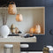 Light & Living Tafellamp Jacinto - Bamboe/Linnen - Naturel - 27x42x27 cm (BxHxD) - E27