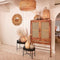 Light & Living Tafellamp Jacinto - Bamboe/Linnen - Naturel - 27x42x27 cm (BxHxD) - E27