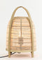 Light & Living Tafellamp Jacinto - Bamboe/Linnen - Naturel - 27x42x27 cm (BxHxD) - E27