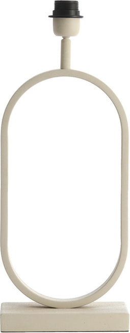 Light & Living Tafellamp Jamiri - 45cm - Crème - excl. kap