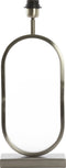 Light & Living Tafellamp Jamiri - 45cm hoog - Nikkel - excl. kap